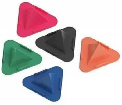 dhriyag Portable Three-Sided Triangle Desktop Stand Mobile Paradise Phone Pyramid Shape Mobile Holder