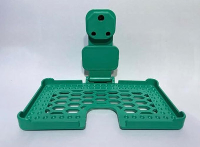 OUTSET Foldable Holder with Brass Pins and Heavy Plastic Compatible with All Phones Mobile Holder