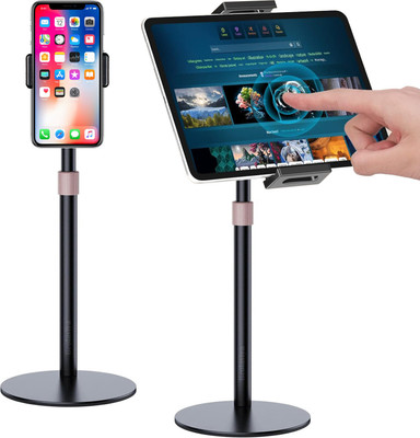 BROLAVIYA Premium Tablet and Mobile Stand, Adjustable Height Compatible with 4-13 Inch Mobile Holder