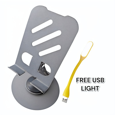 Joyguru Foldable Metal Mobile Stand | 360° Rotation Desktop Phone Holder Mobile Holder