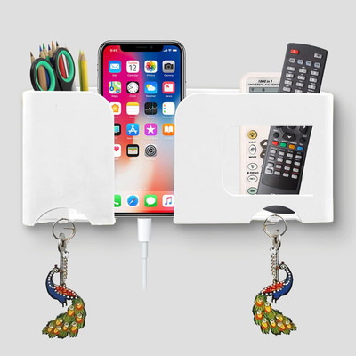 M/S DSNS All Smartphones, Wall Mount Mobile Holder with Charging Holder Mobile Holder