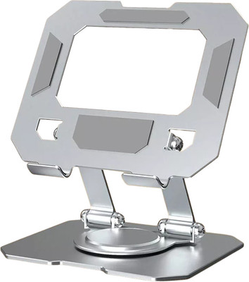 GLORSIO Aluminium Tablet Stand Rotating Base and Foldable for 4-13 Inch Devices Mobile Holder