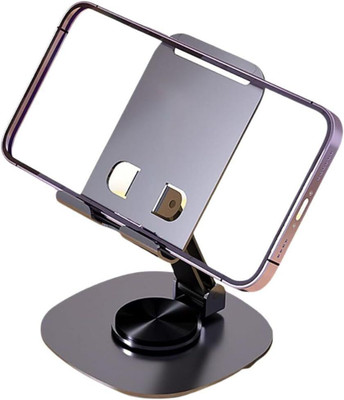 BROLAVIYA Aluminum Metal Dual Axis Multi Angle Foldable Desktop /Tablet Stand Mobile Holder