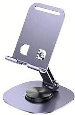 Shivamcomputer Heavy Metal 360° Mobile Desktop Stand For All Smart Phones Mobile Holder