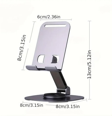 JANGI Metal body digital TX46 Smart table mobile Stand for desk online classes Mobile Holder