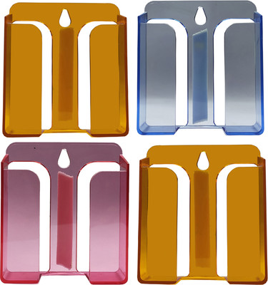 MMShopy Wall Mount Mobile Stand/Multi Purpose Stand with Hole for Phone Charging Mobile Holder