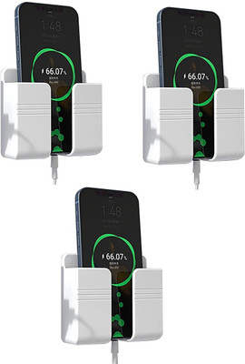 TULUA Wall Mounted Stand Mobile Holder Mobile Wall Mount for charging (pack of 3pcs) Mobile Holder