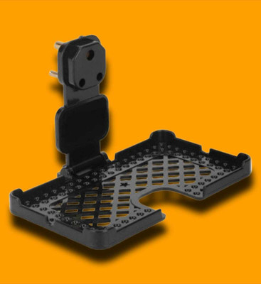 AirSoft Black Mobile Phone Holder Wall Stand Mounted Organizer Mounts Holder Socket Mobile Holder