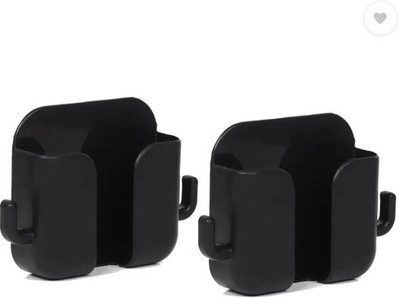 Paradise sales (Pack of 2) Mobile wall Stand for Charging/ Ac, Tv Remote Holder with key holder Mobile Holder