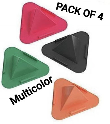 Sanvi Traders 4 Universal Portable Three-Sided Pyramid Shape (Set of 4) Mobile Holder Mobile Holder