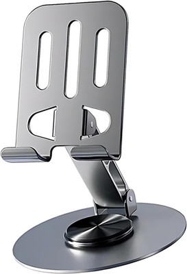 CIHROX Foldable Phone Holder Metal Base Table & Bed Compatible with All Smartphones11 Mobile Holder