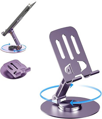 MAKFY Adjustable Mobile stand 360° rotatable mobile stand for phone stable round base Mobile Holder