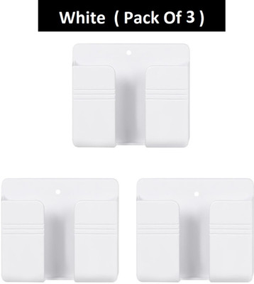 FwellT Mobile Charging Wall Holder and Remote Pack of 3 Mobile Holder