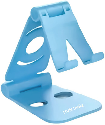 HVN India Plastic Mobile Stand Sky Blue Mobile Holder