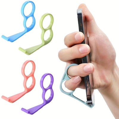 Tsuwezi Finger Grip & Mobile Phone Holder for Hand, Handheld Bracket Phone Finger Ring Mobile Holder