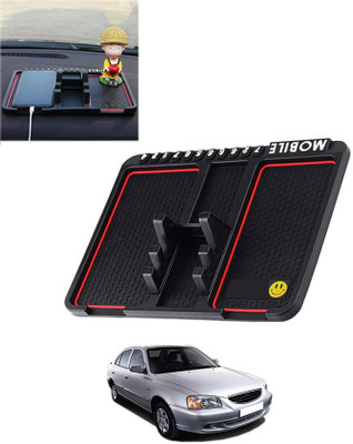 AYW Silicone Tray Mat For  Hyundai Accent(Black)