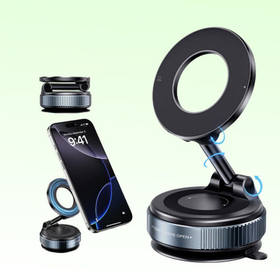 Wolcentra Durable Magnetic Mobile Stand with Zinc Alloy Frame and Universal Compatibility Mobile Holder