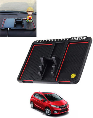 AYW Silicone Tray Mat For  Honda Jazz(Black)