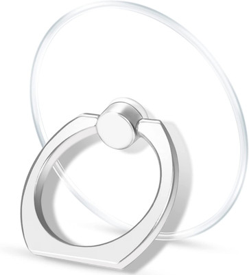 befunky Mobile Phone Ring Holder Finger Grip 360 Degree Rotation (Transparent Round) Mobile Holder