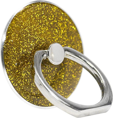 befunky Glitter Bling Mobile Phone Ring Stand Holder (Round Glitter Gold) Mobile Holder