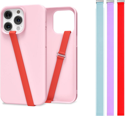 mizi 3 pack of Loop Holder for Apple & Android Phones Finger Strap-(Red/Purple/Teal) Mobile Holder
