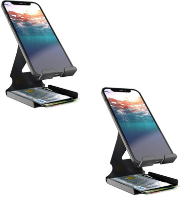 ELV DIRECT Mobile Stand Holder With Convenient Charging for Tablet and Smartphones Set of 2 Mobile Holder