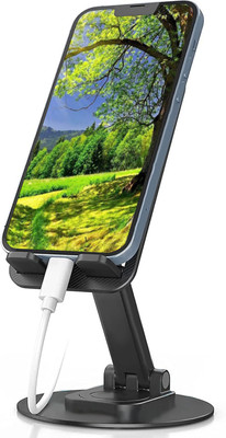Casa Tech Adjustable Cell Phone Stand, Foldable Portable Phone Stand Phone Holder for Desktop, Tablet Stand Compatible with Mobile Single Gimbal for Mobile(200)