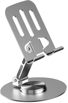 CIHROX 360° Rotatable & Foldable Mobile Phone Holder With Stable Metallic base Mobile Holder