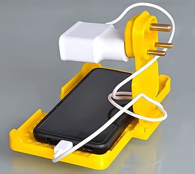 Chaebol New Multi-Purpose Wall Holder Stand for Charging Mobile Just Fit in Socket Mobile Holder