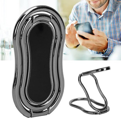 Expresscraft Finger Phone Ring Holder Kickstand, 360° Rotation Cell Phone Stand Metal Phone Mobile Holder