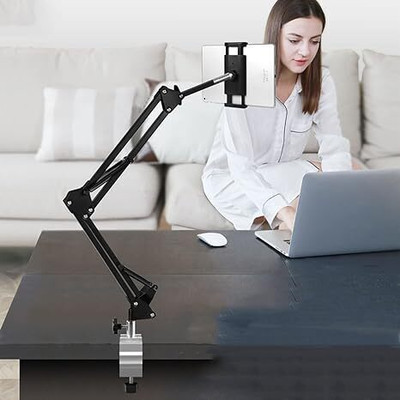 Kopila Heavy Duty Smartphone/Tablet 360° Rotation Flexible Long Arm Mobile Holder