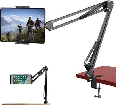 BROLAVIYA Desktop Stand For 4 - 11 Inch For Both Mobiles and Tablets Mobile Holder