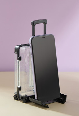 Expro Briefcase Style Fancy Stand with Glitter Storage Compartment and Latest Design Mobile Holder