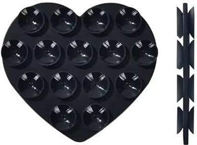 Gazeteria Double Sided Suction Heart Phone Case with Built-in Fidget Toy Mobile Holder