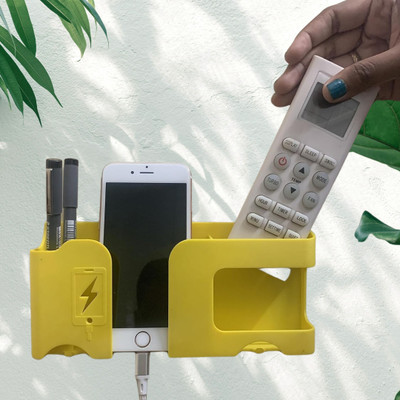 CIHROX Mobile Holder | Plastic Storage Case for Ac/Tv Remotes (2 HOOKS) Mobile Holder
