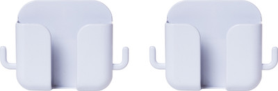 sdn Wall mount Mobile holder Storage case 2 Pcs White Mobile Holder