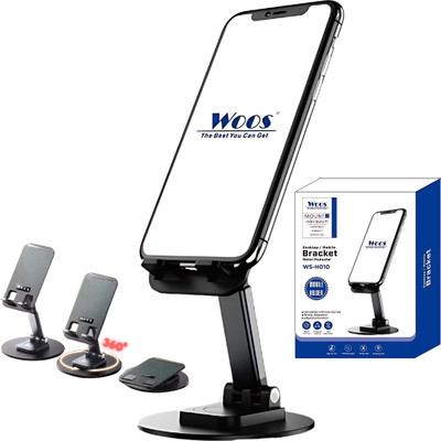 WOOS Desktop Versatile 360° Rotation Mobile Stand & Collapsible Phone Holder Mobile Holder