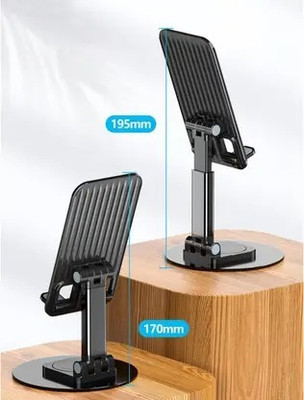 PRZEMEK Quality Mobile Stand, Adjustable Design and Anti-Slip Silicone Grip Mobile Holder