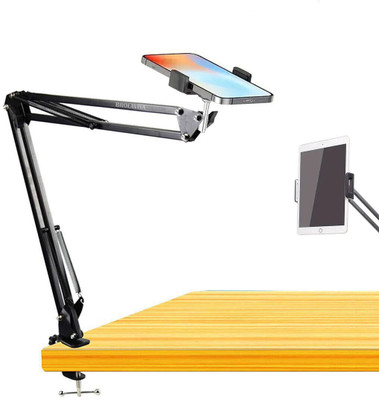 BROLAVIYA Flexible Clip Lazy Arm For Overhead Mobiles and Tablets Fits 4-11 Diagonal Inch Mobile Holder