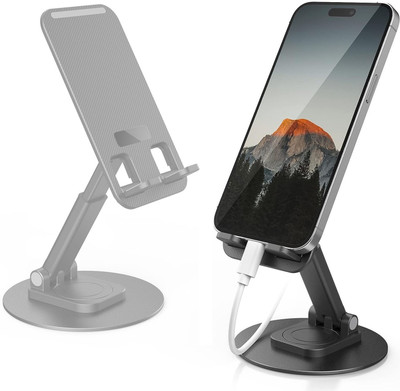 AMUSING 360° Rotatable Foldable Lifting Cell Phone Stand Mobile Holder
