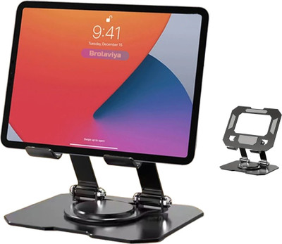 BROLAVIYA Universal Desk Dual Mobile Stand with Height Adjustable Mobile Holder