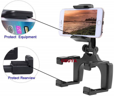 NKL Car Mobile Holder for Windshield(Black)