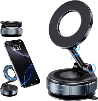 BITWEAVE Portable Magnetic Phone Stand with Anti-Corrosion Alloy and Adjustable Height Mobile Holder