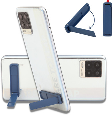 MAK Phone Foldable Kickstand, Vertical and Horizontal Stand, Adjustable Angle(Blue) Mobile Holder