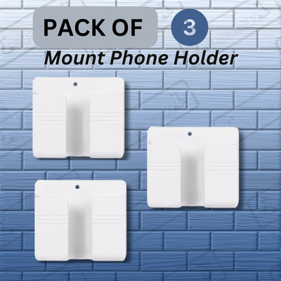 RUNMEX Mobile & Remote Wall-Mounted Holder PACK OF 3 Mobile Holder