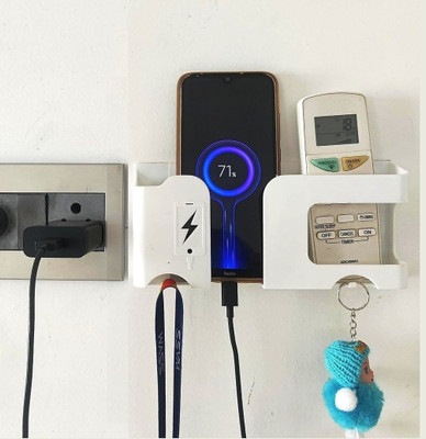 eAUTOMATION Multi-Purpose Mobile Charging Wall Stand, Phone Holder, Mobile holder for wall Mobile Holder