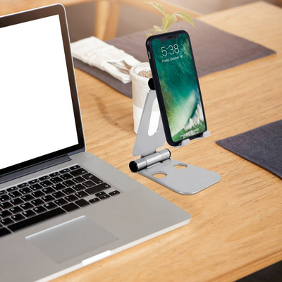 Protance Aluminium Foldable for All Smartphones Mobile Holder