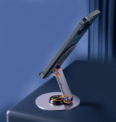 JANGI Metal body digital TX65 Smart table mobile Stand for desk online classes Mobile Holder