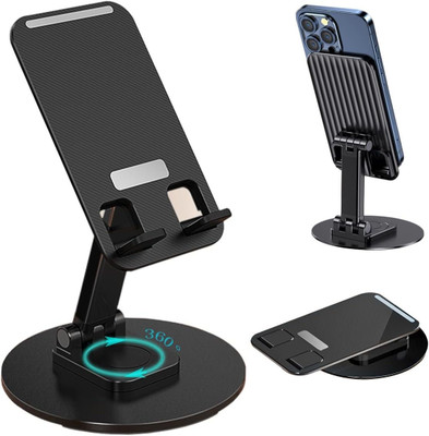 Mobtude Universal Adjustable Folding PhoneStand Mobile Tabletop Stand for All Smartphone Mobile Holder