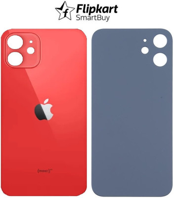 Flipkart SmartBuy Apple iPhone 12 Mini Premium Quality (Glass) Back Panel(Red)